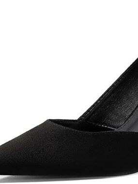 Women's Slingback Kitten Heels Closed Pointed Toe Backless Wedding Party Dress
